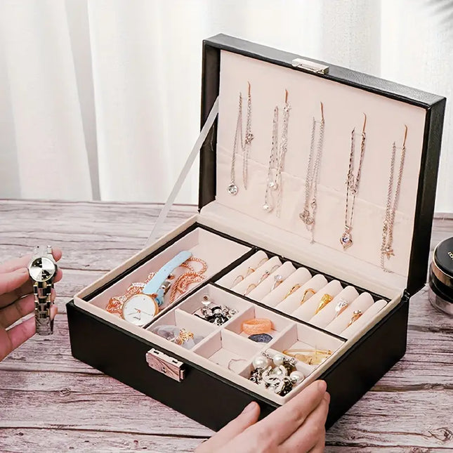 Smykkeskrin Hvit Pianolakk