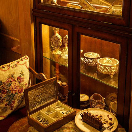 Smykkeskrin I Grønn Glass