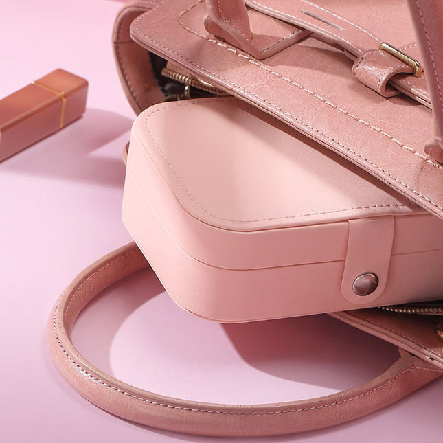 Smykkeskrin I Skinn For Reise