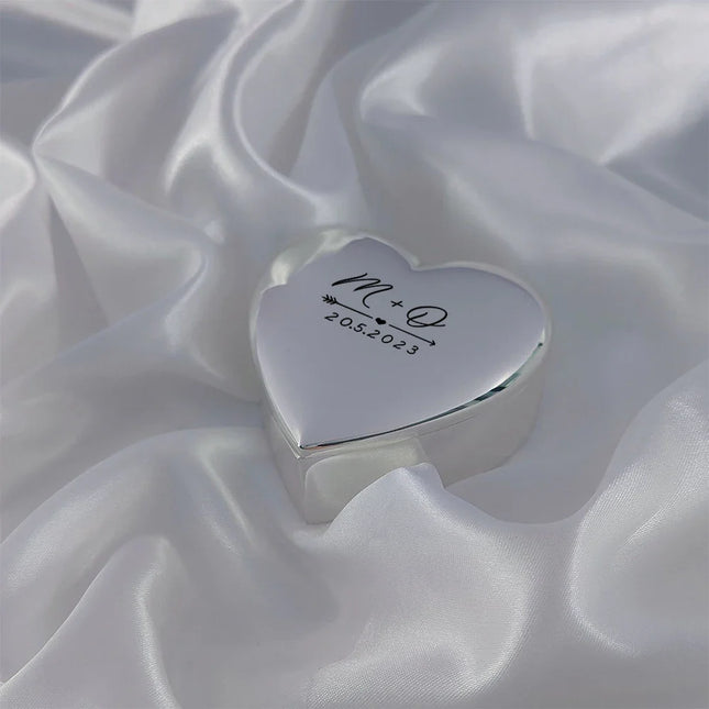 Smykkeskrin Sølv Hjerte
