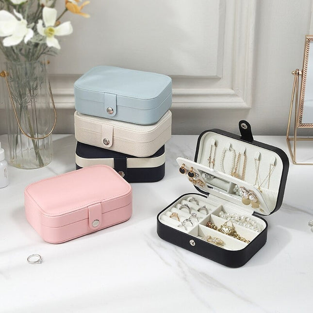 Smykkeskrin I Skinn For Reise